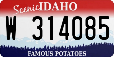 ID license plate W314085
