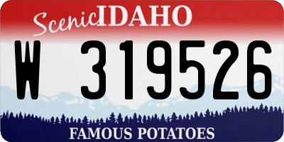 ID license plate W319526