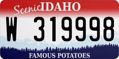 ID license plate W319998