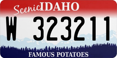 ID license plate W323211