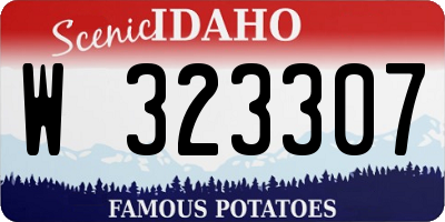 ID license plate W323307