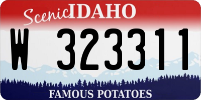 ID license plate W323311
