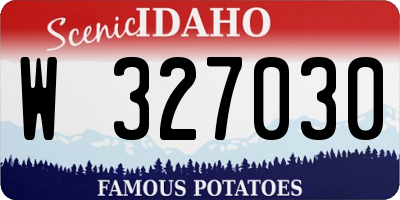 ID license plate W327030