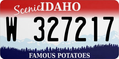 ID license plate W327217