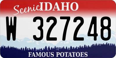 ID license plate W327248