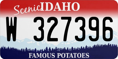 ID license plate W327396