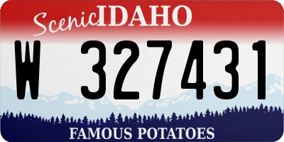 ID license plate W327431