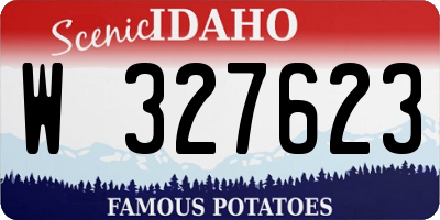 ID license plate W327623