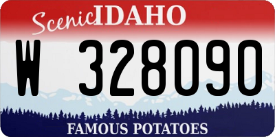 ID license plate W328090