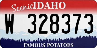 ID license plate W328373