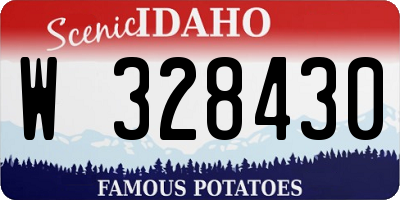 ID license plate W328430