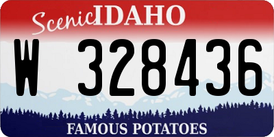 ID license plate W328436