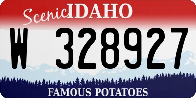 ID license plate W328927