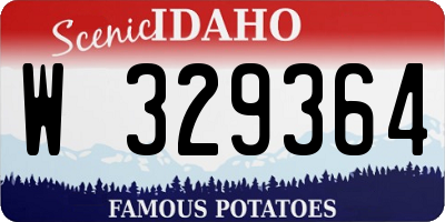 ID license plate W329364