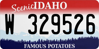 ID license plate W329526