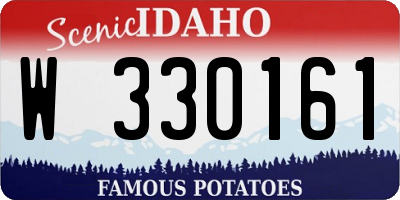 ID license plate W330161