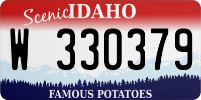 ID license plate W330379