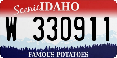 ID license plate W330911