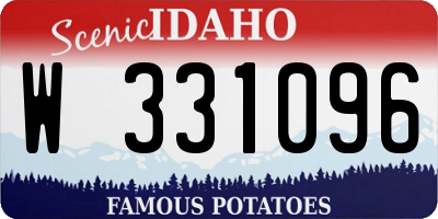 ID license plate W331096