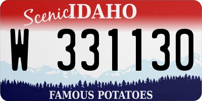ID license plate W331130