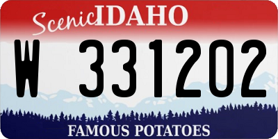 ID license plate W331202