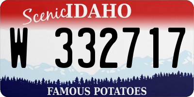 ID license plate W332717