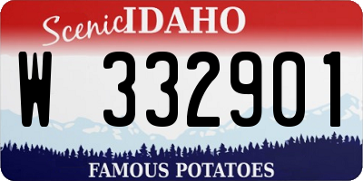 ID license plate W332901