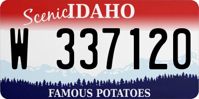 ID license plate W337120