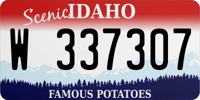ID license plate W337307