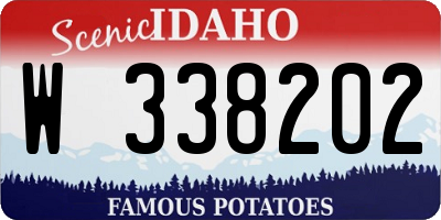 ID license plate W338202