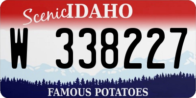 ID license plate W338227