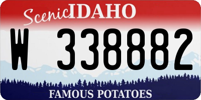 ID license plate W338882
