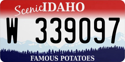 ID license plate W339097