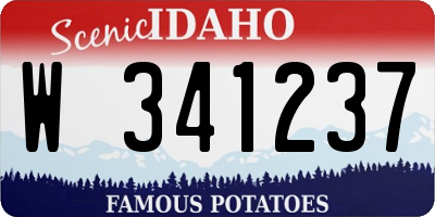 ID license plate W341237