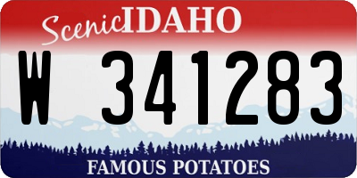 ID license plate W341283