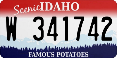 ID license plate W341742