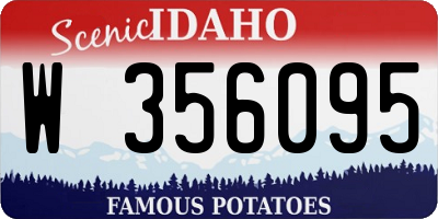 ID license plate W356095