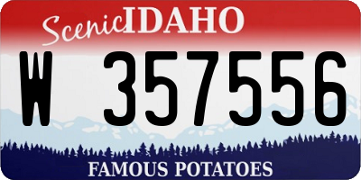 ID license plate W357556