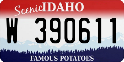 ID license plate W390611