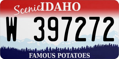 ID license plate W397272