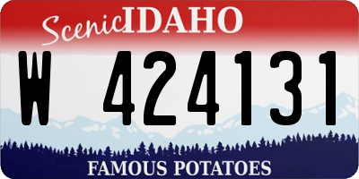 ID license plate W424131