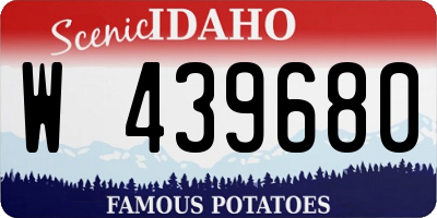 ID license plate W439680