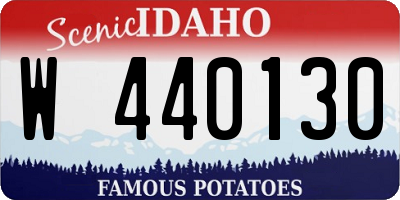 ID license plate W440130