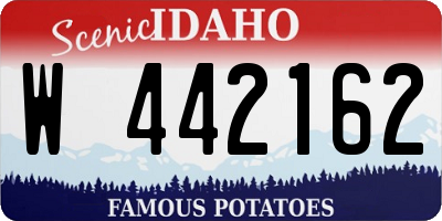 ID license plate W442162