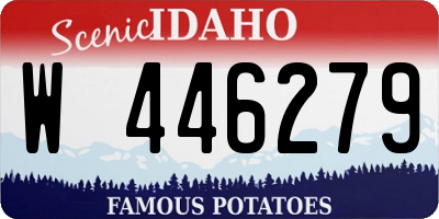 ID license plate W446279