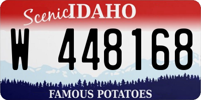 ID license plate W448168