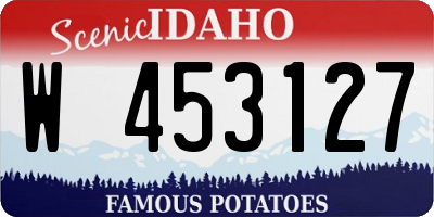 ID license plate W453127