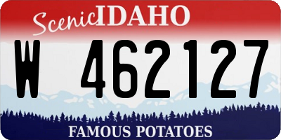 ID license plate W462127