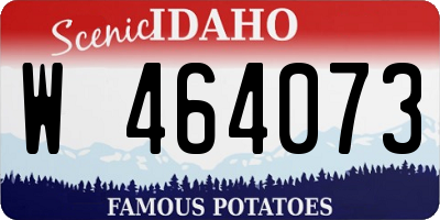 ID license plate W464073