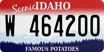 ID license plate W464200